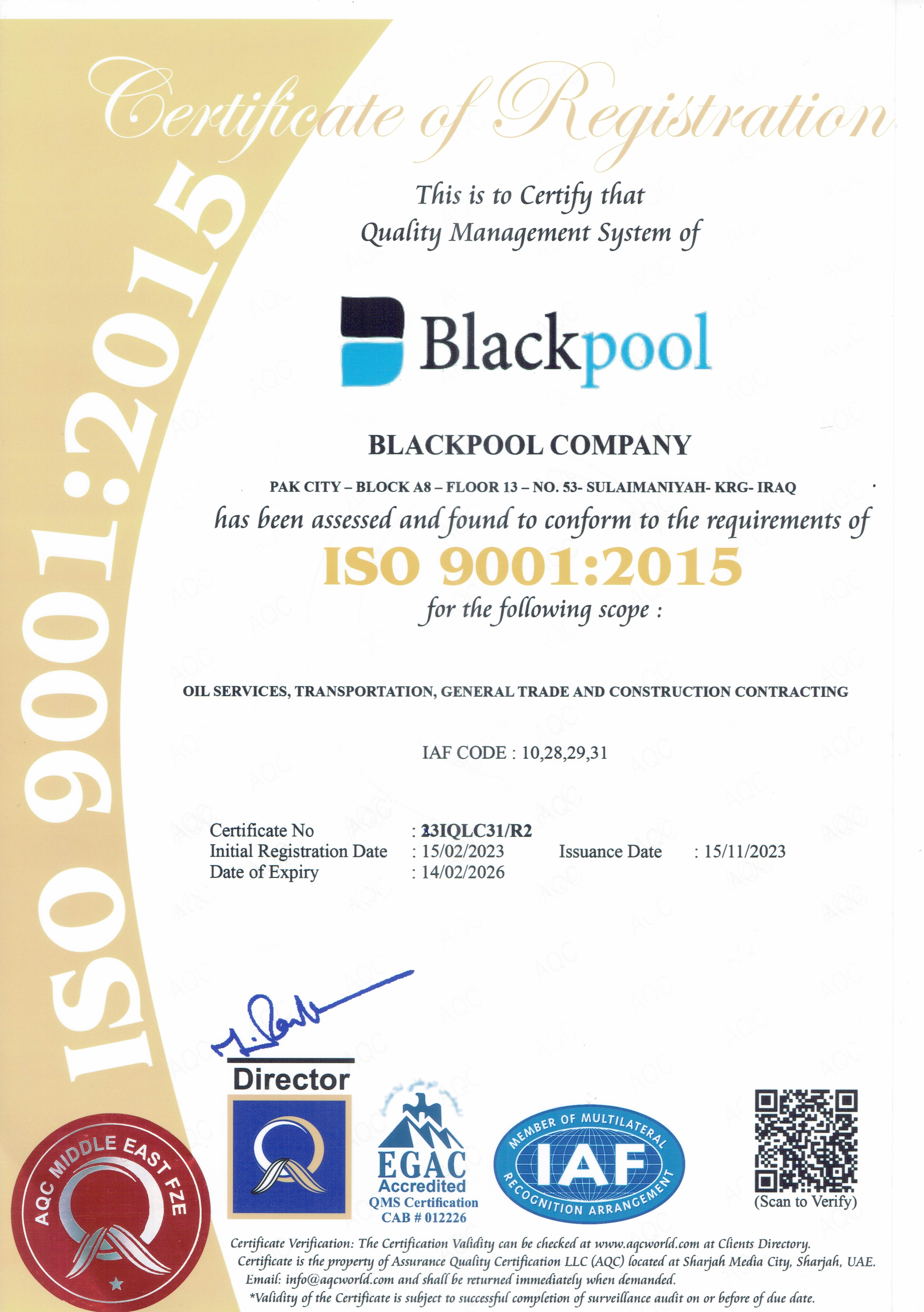 ISO 45001 Certification